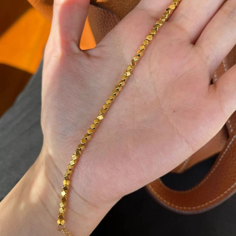 Women's Sier Design Simple Geometric Fashion Gifts For Bracelets