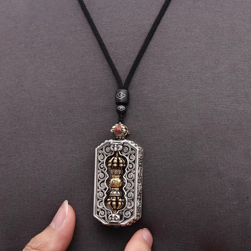 Pattern Square Plate Niche For Statue Pendants