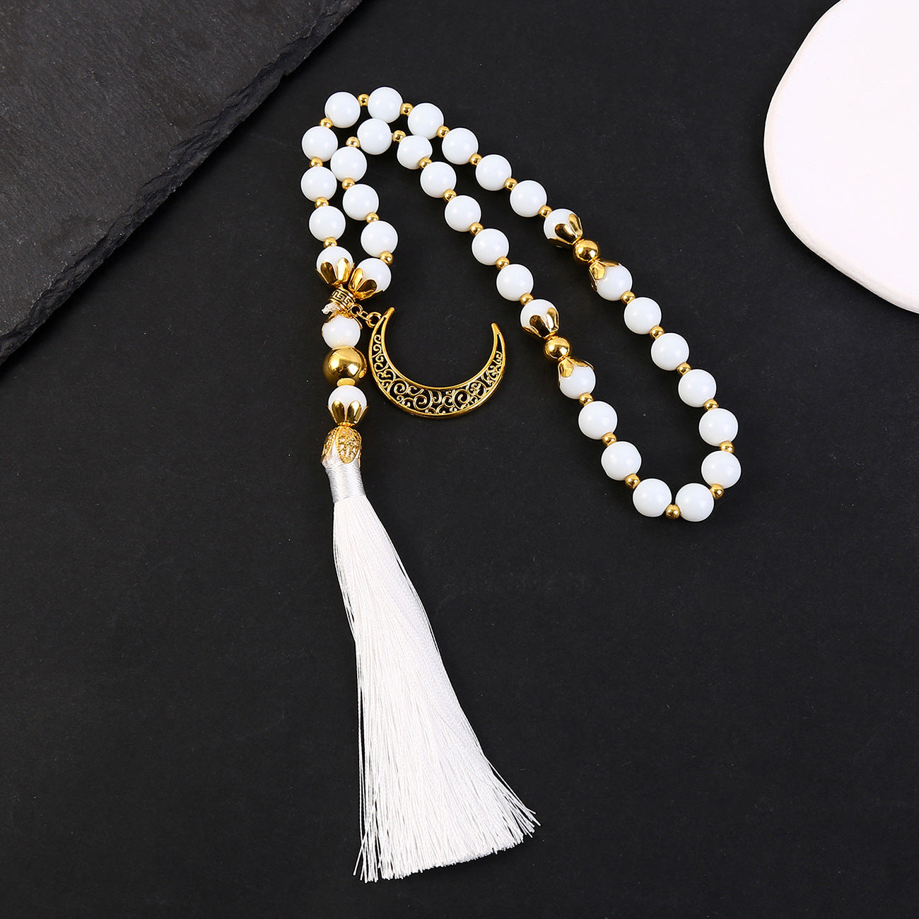 Casual Comfortable Charming Beads Tassel Moon Bracelets