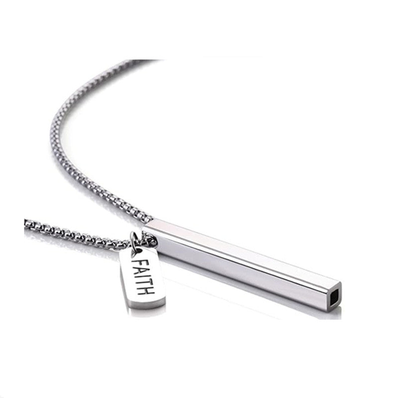 Decompression Whistle Meditation Yoga Anxiety Stainless Necklaces