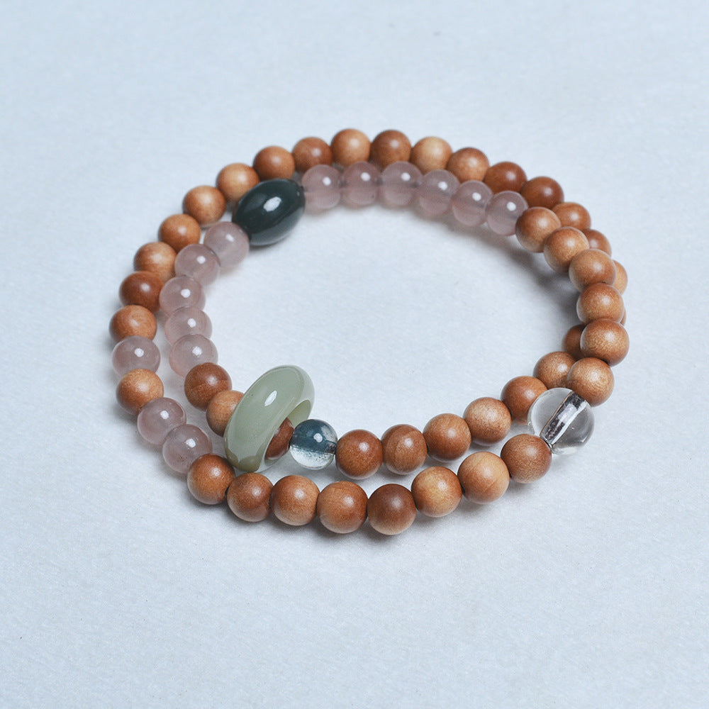 Barbie Sandalwood Tassel National Style Female Artistic Bracelets