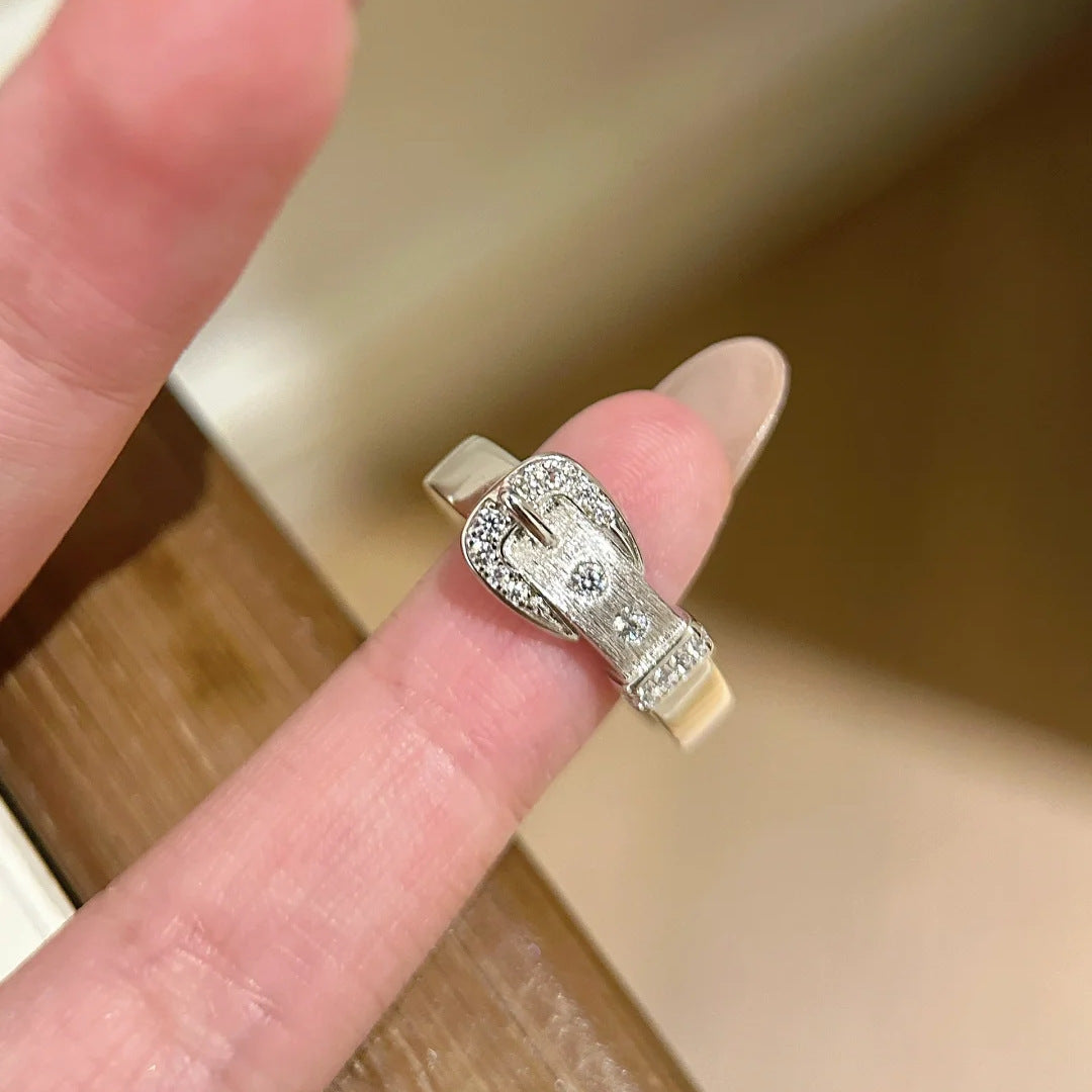 Women's Light Luxury High-grade Temperamental Minority Design Opening Ring