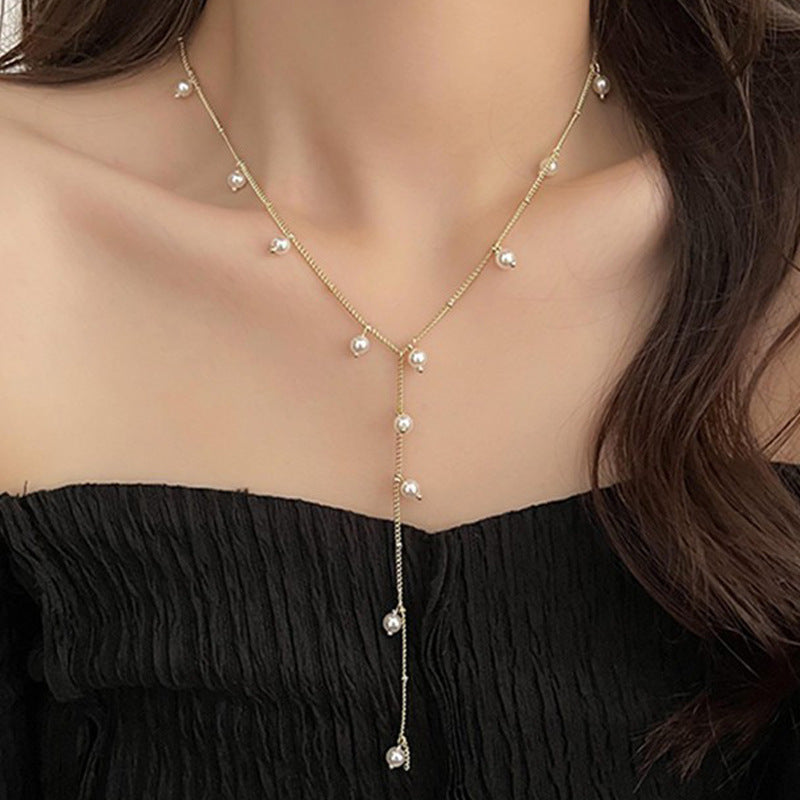 Women's Stitching Heart Clavicle Chain Light Luxury Necklaces