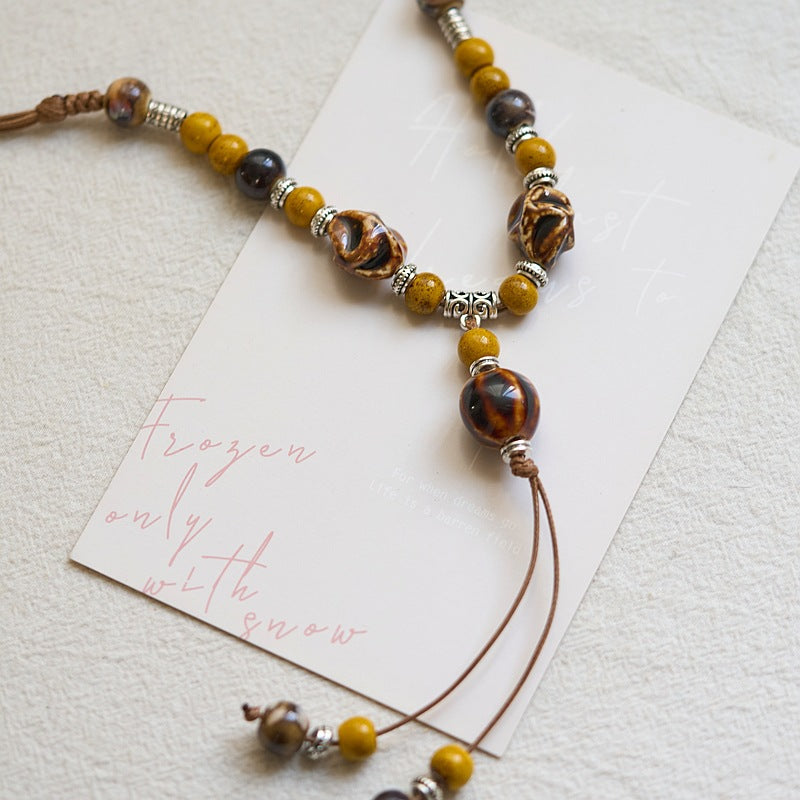 Butterfly Ornament National Style Artistic Chinese Necklaces