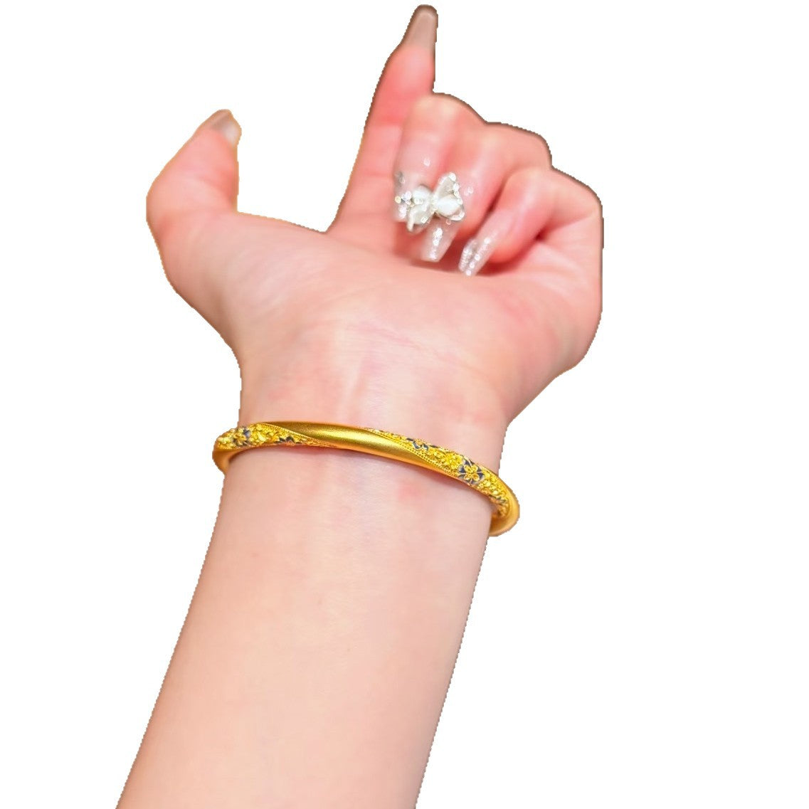 Women's Blue Colorful Enamel Chinese High-grade Design Bracelets