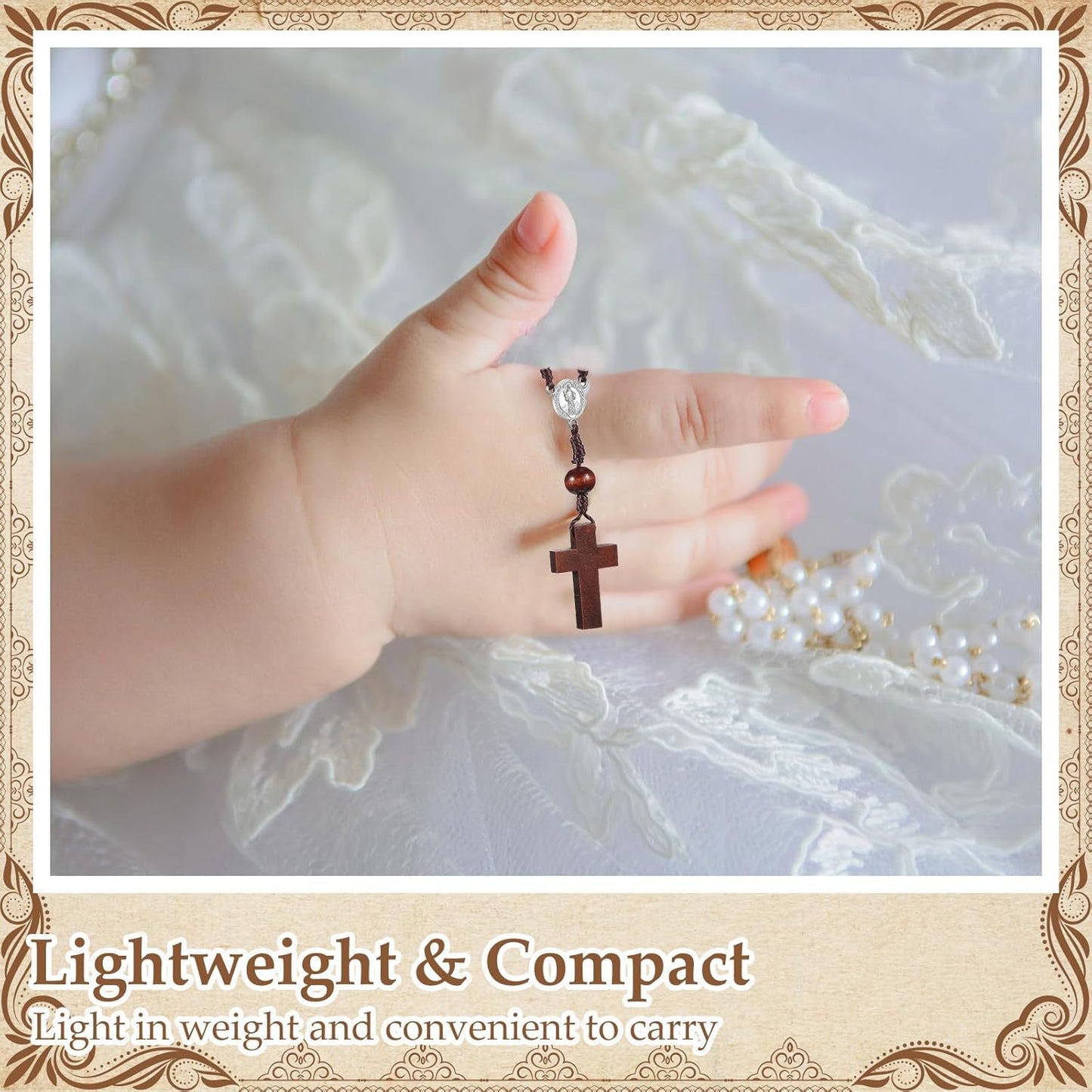 Baptism Beads Gift Shower First Communion Bracelet