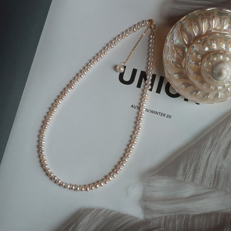 Women's Short Pearl Fashion Temperament Entry Lux Simple Personalized High Necklaces