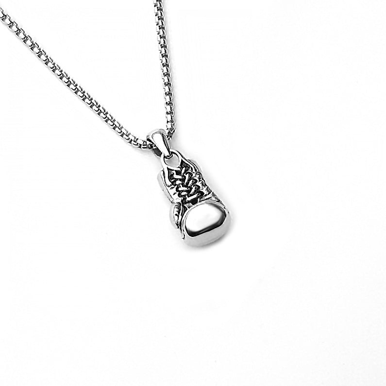 Women's & Men's Fashion Retro Fist Sports Titanium Steel Fashionmonger Personalized Necklace