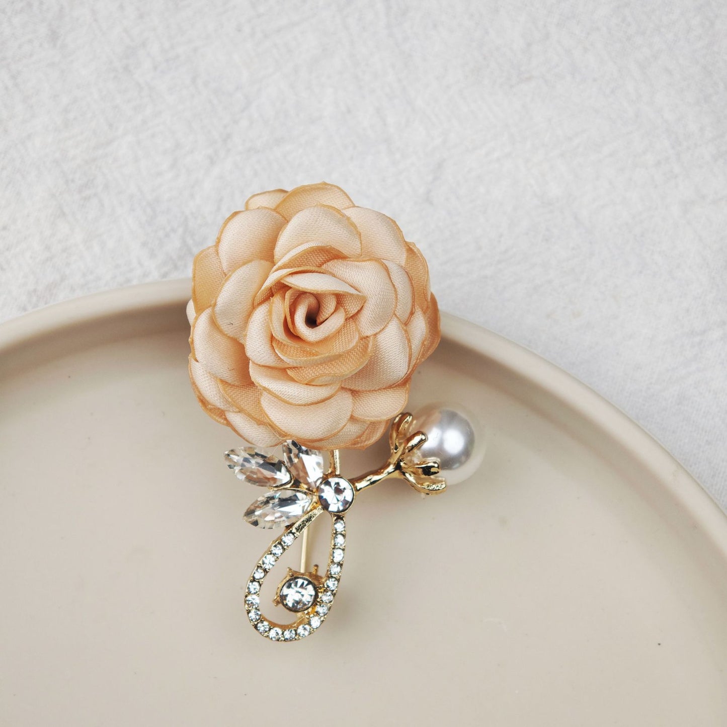 Flower Brooch Classic Style Simple Stylish Corsage Decorative Brooches