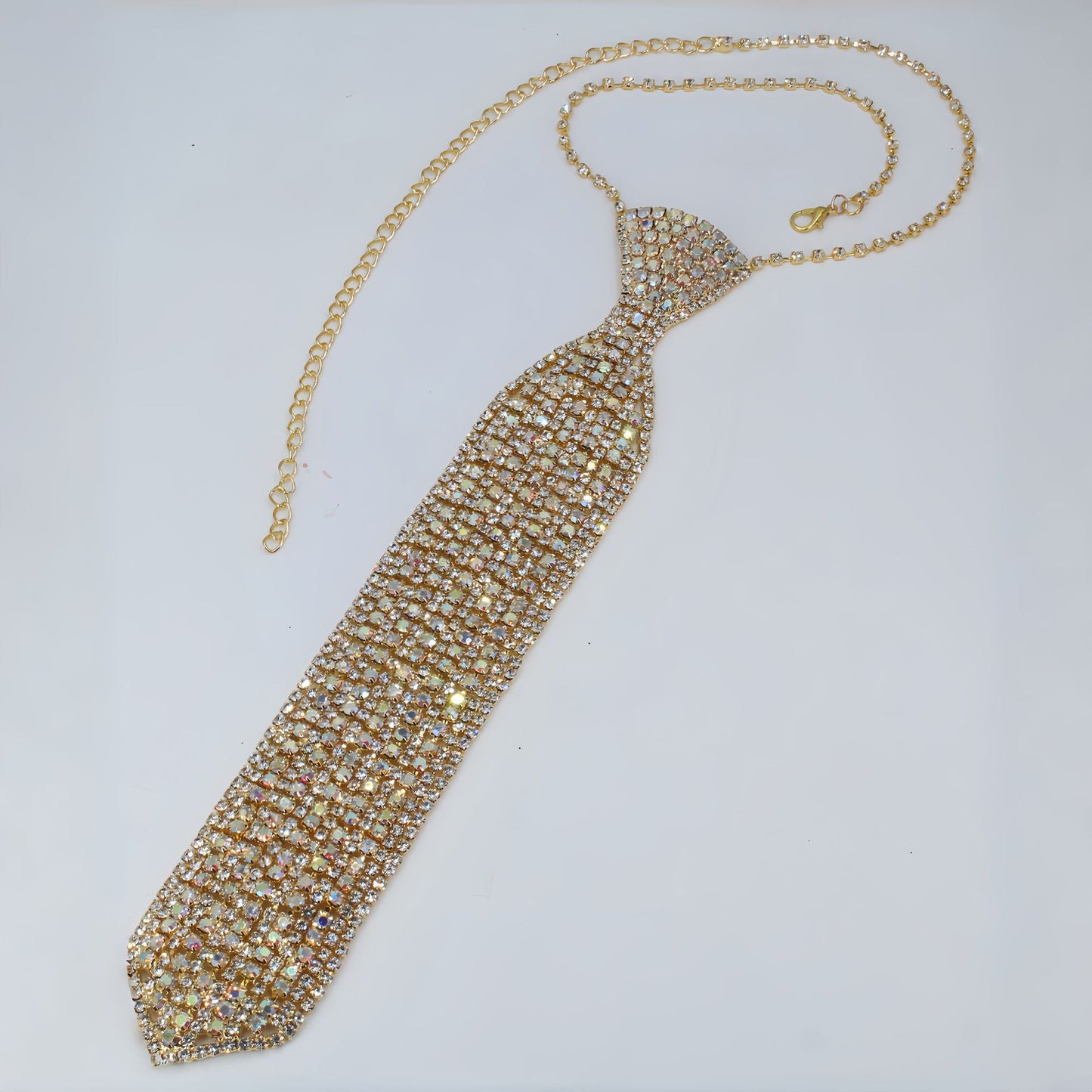Women's & Men's Design Full Diamond Bridal Wedding Rhinestone Necklace