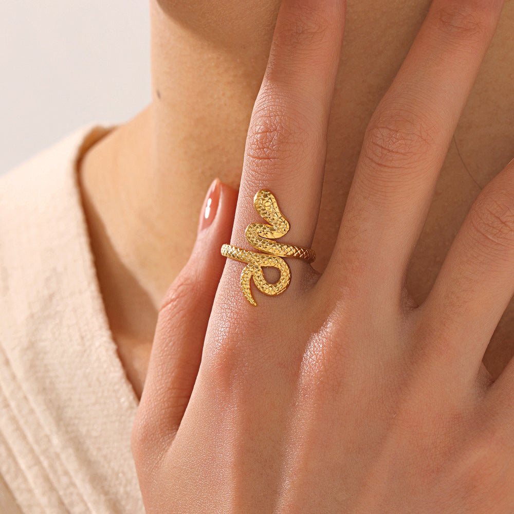 Steel Personality Simple Retro Ethnic Style Rings