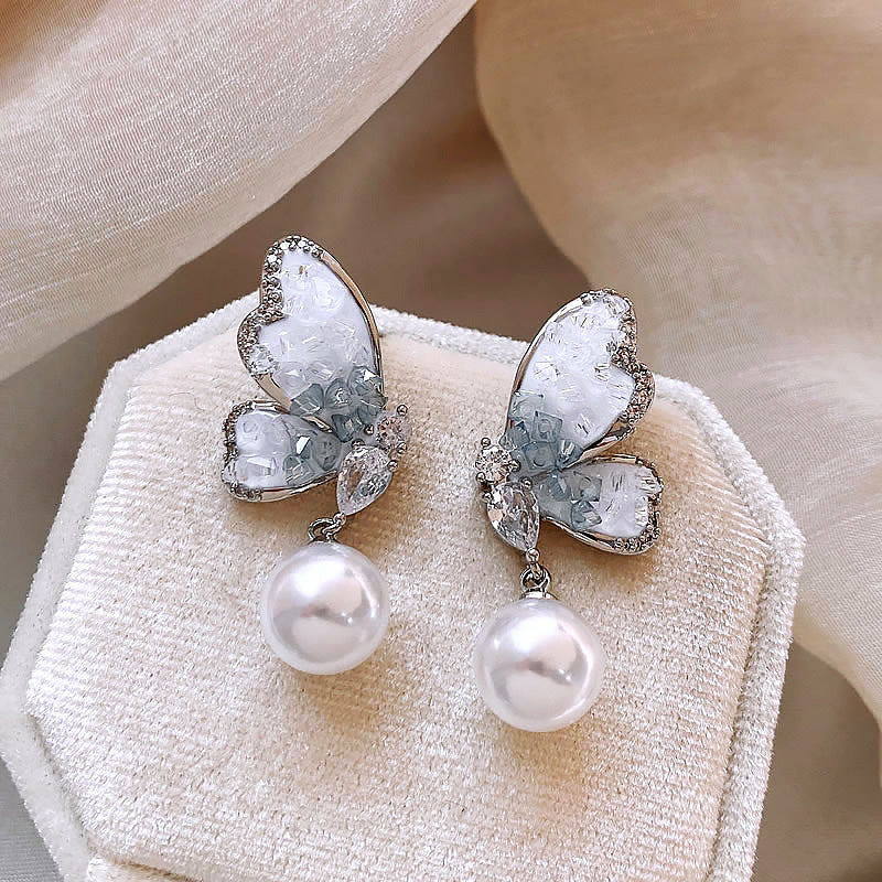 Women's Fashion Pearl Design Light Luxury High-grade Earrings