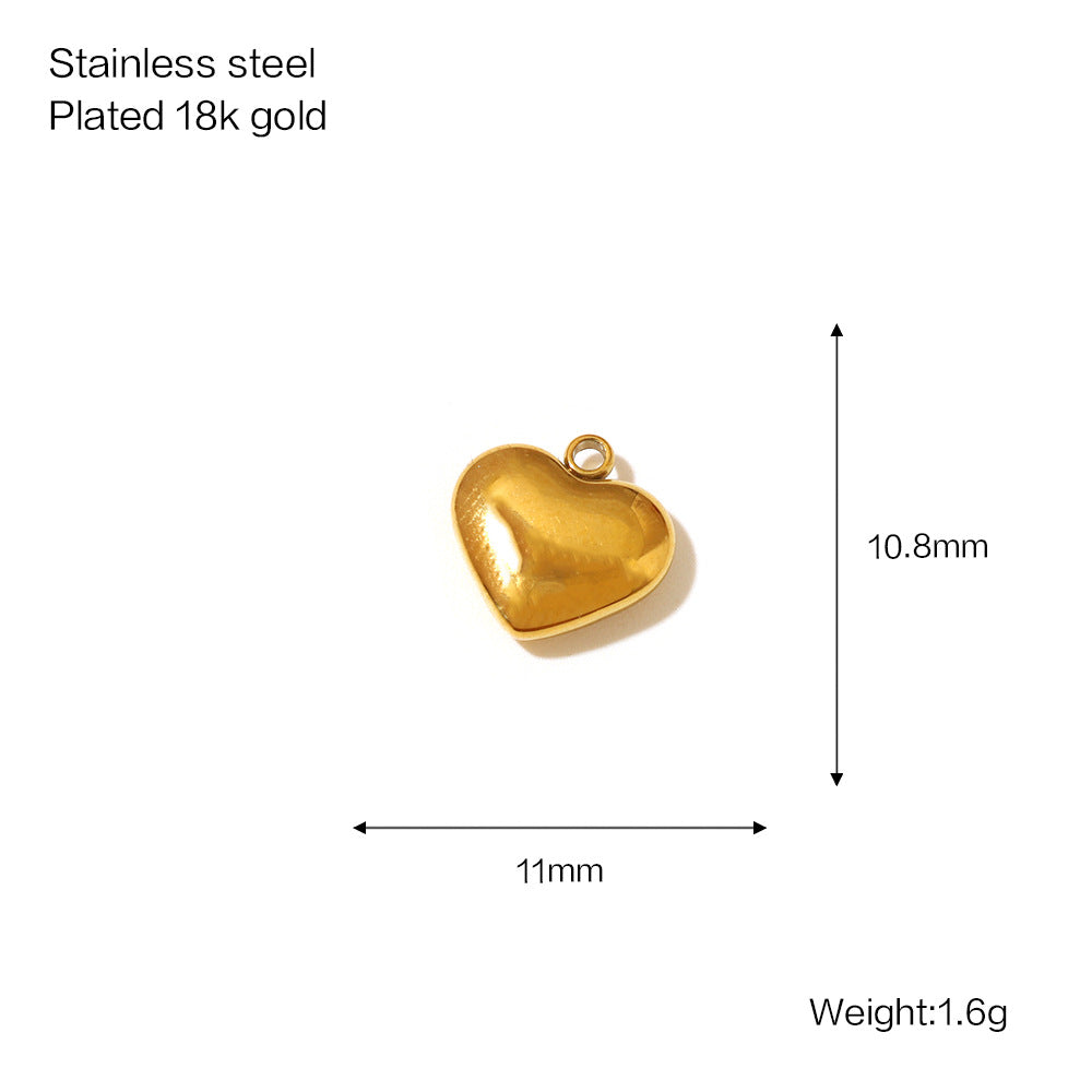 Versatile Women's Stainless Steel Gold-plated Bow Jewelry Accessories