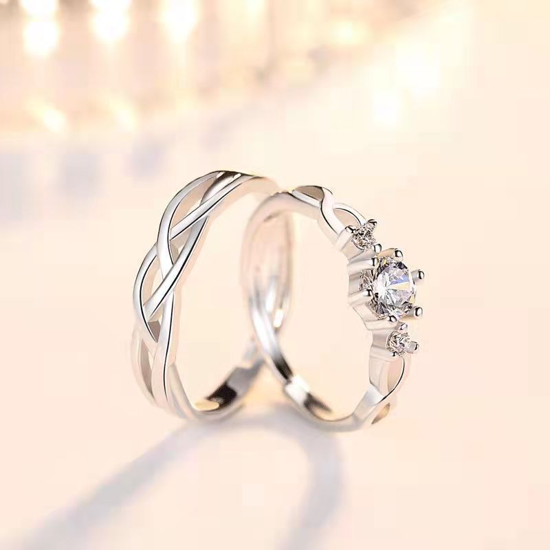 Stylish Opening Couple Female Love Silk Around Ring