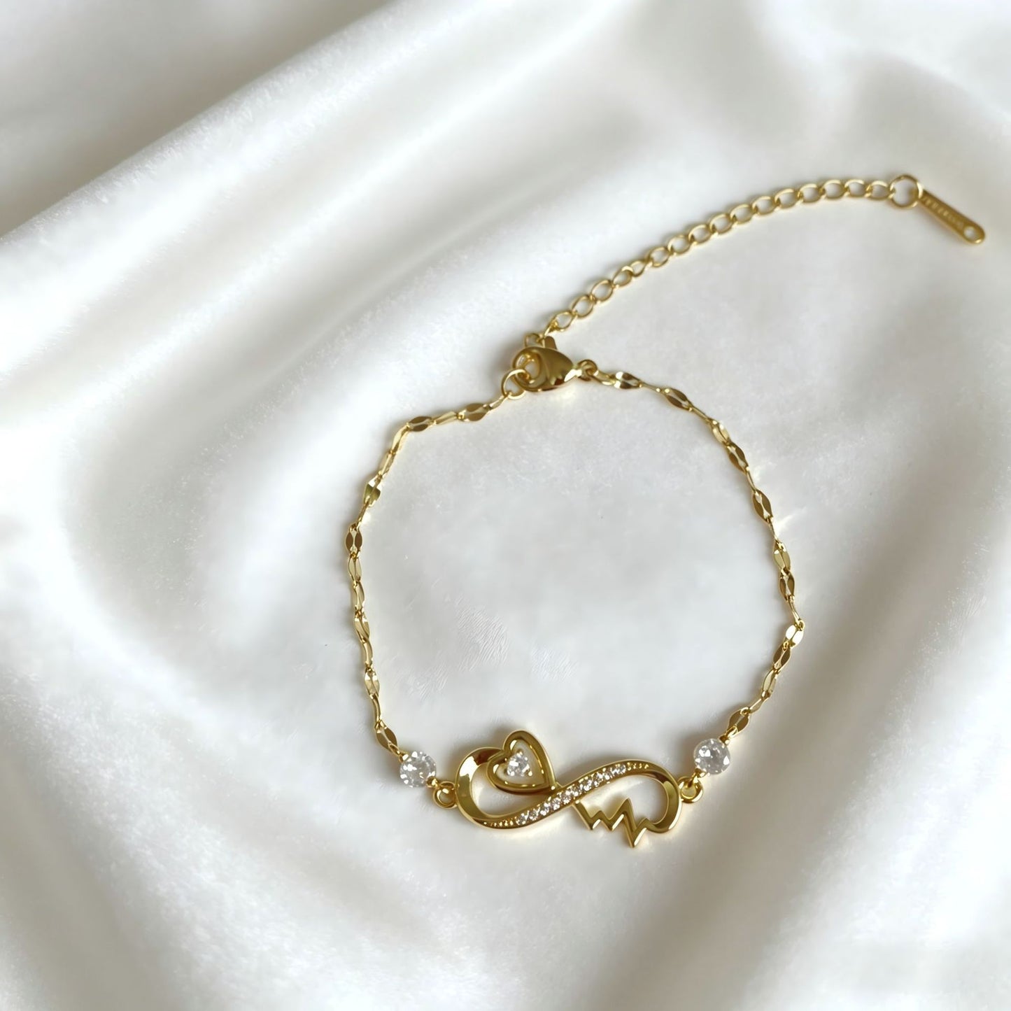 Clavicle Chain Adjustable Fashion Personality Commuter Copper Zircon Jewelry Set