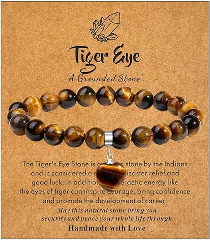 Women's & Men's Elastic String Beaded Love Creative Gifts Bracelet