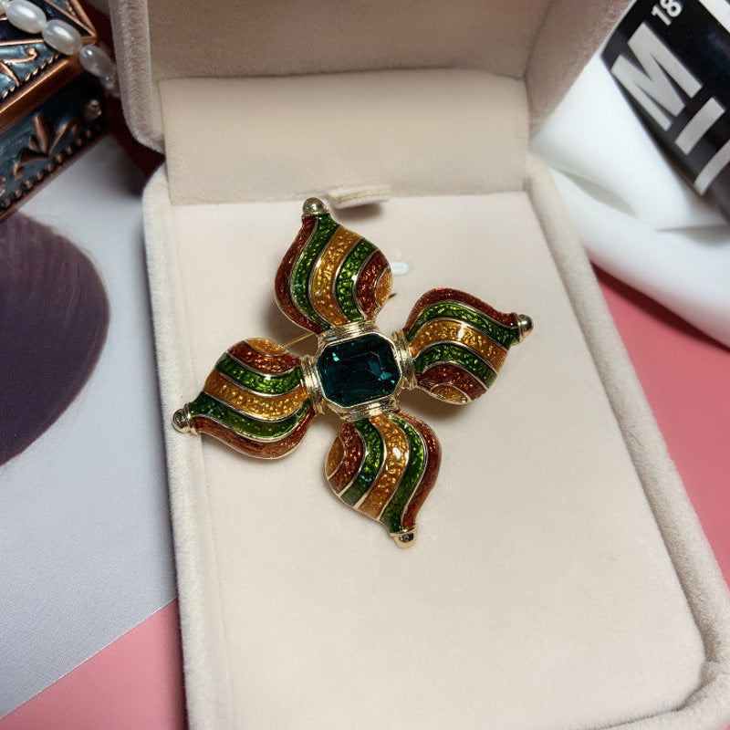 Women's & Men's Style Design Gemstone Brooch Party Dress Jewelry Accessories