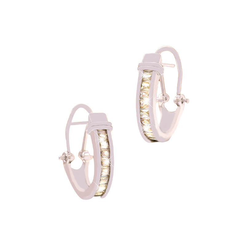 Simple High-grade Elegant Graceful Ear Clips Stud Earrings