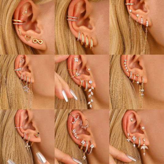 Glamorous Beautiful Ear Bone Clip High Rings