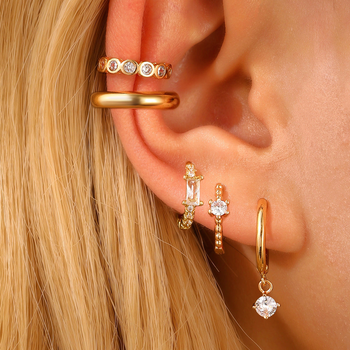 Glamorous Beautiful Ear Bone Clip High Rings