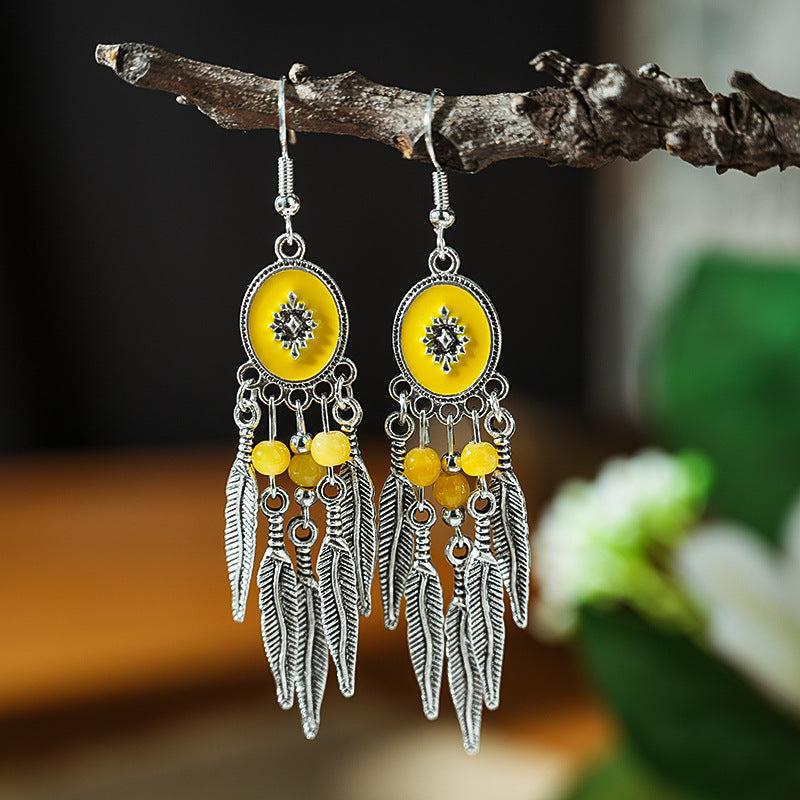 Fashion Color Bohemian Your Daisy Ornament Earrings