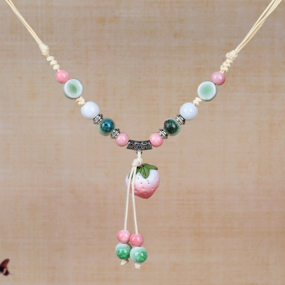 Chinese Ethnic Style Butterfly Niche Ancient Necklaces