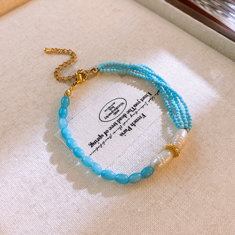 Women's Beaded Ethnic Style Light Luxury High Sense Bracelet