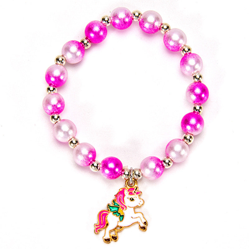 Children's Cartoon Alloy Little Handmade Dolphin Bracelet