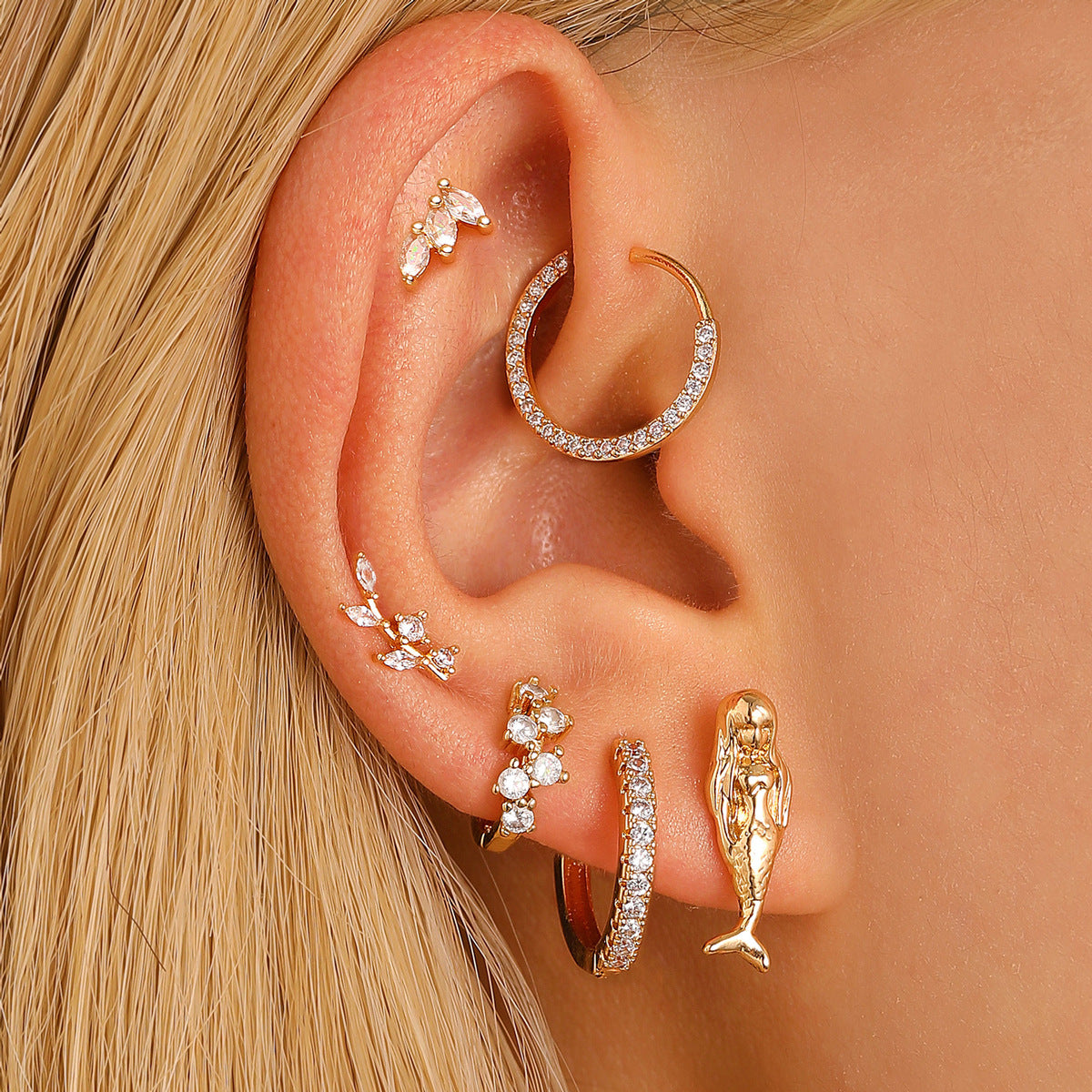 Glamorous Beautiful Ear Bone Clip High Rings