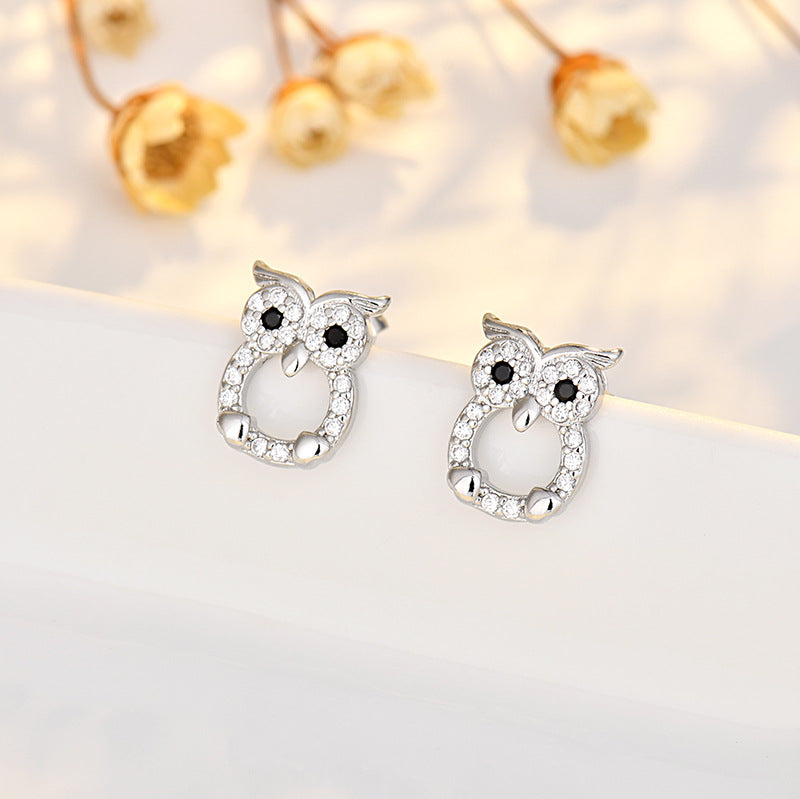 Sterling Sier Needle Fashion Elegant Gold-plated Rings