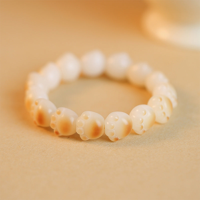 Bodhi With Weathered Flexible Hand-made Cotton Threads Tassel Pliable Rings