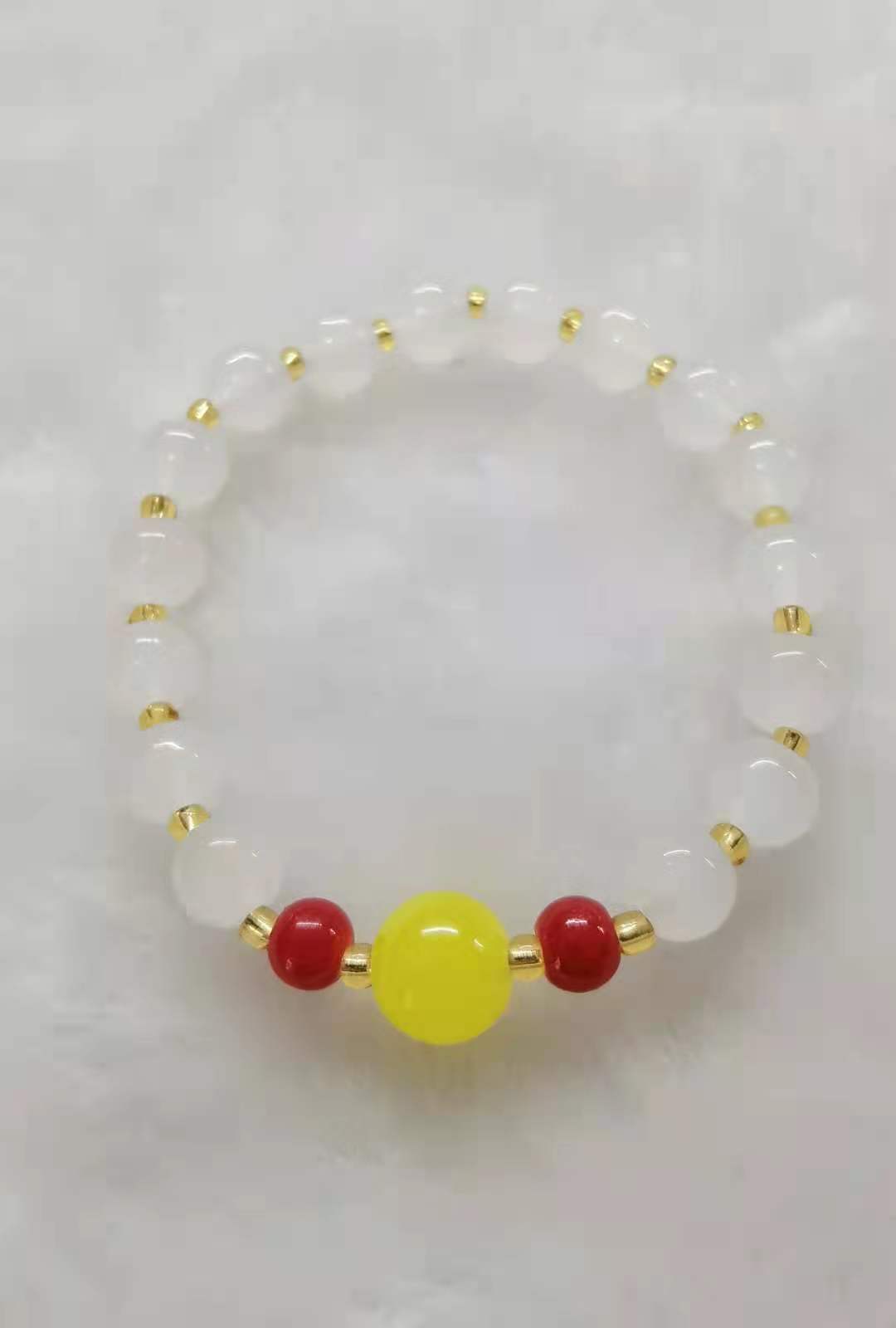 Beautiful White Jade Accessories Agate Beads Bracelets