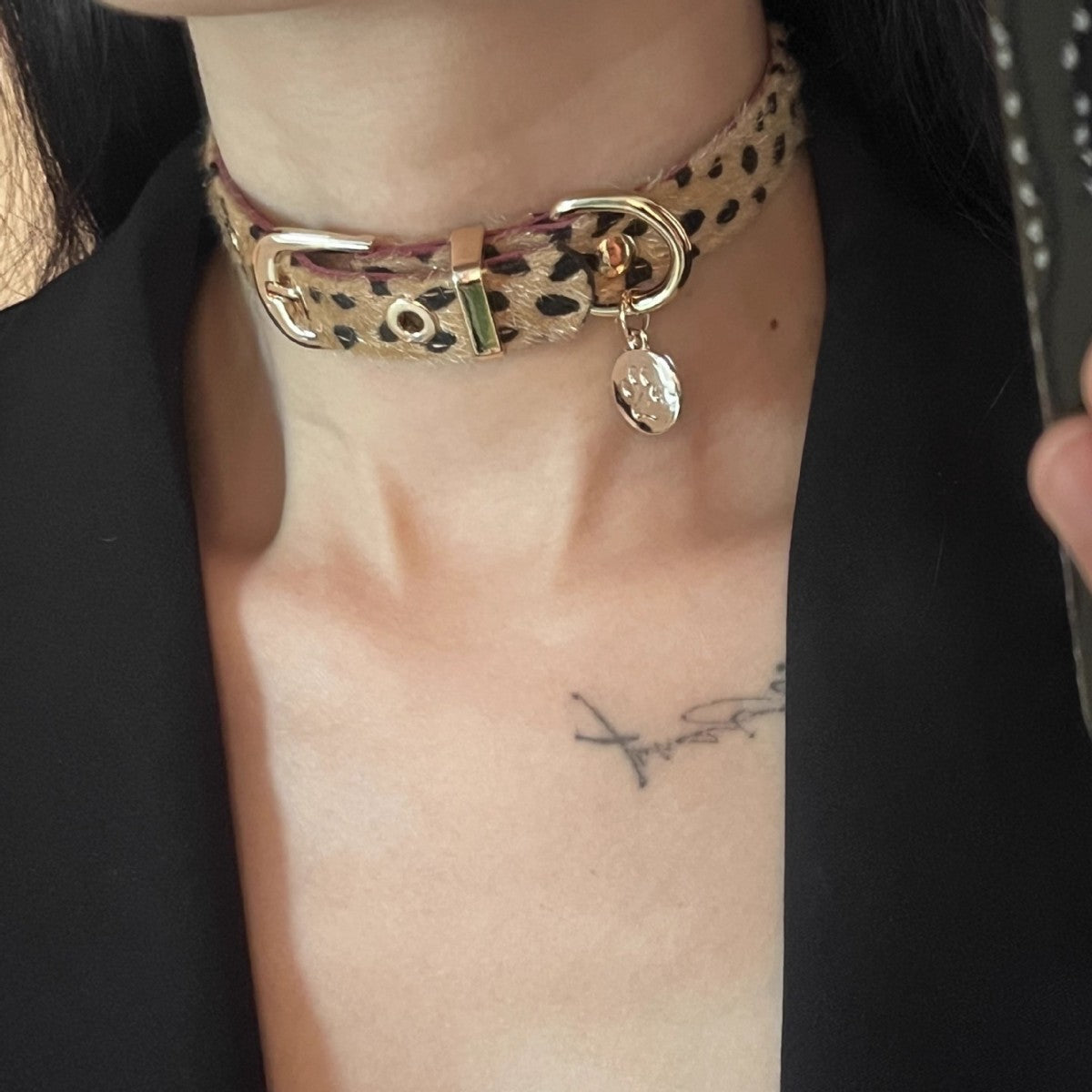 Sweet Cool Hot Design Punk Leather Neck Collar