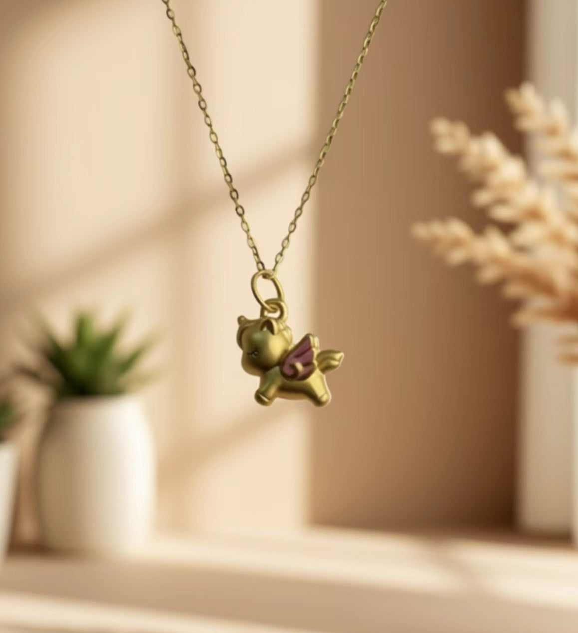 Enamel Sweet Dream Female Affordable Luxury Style Macaron Cute Necklace