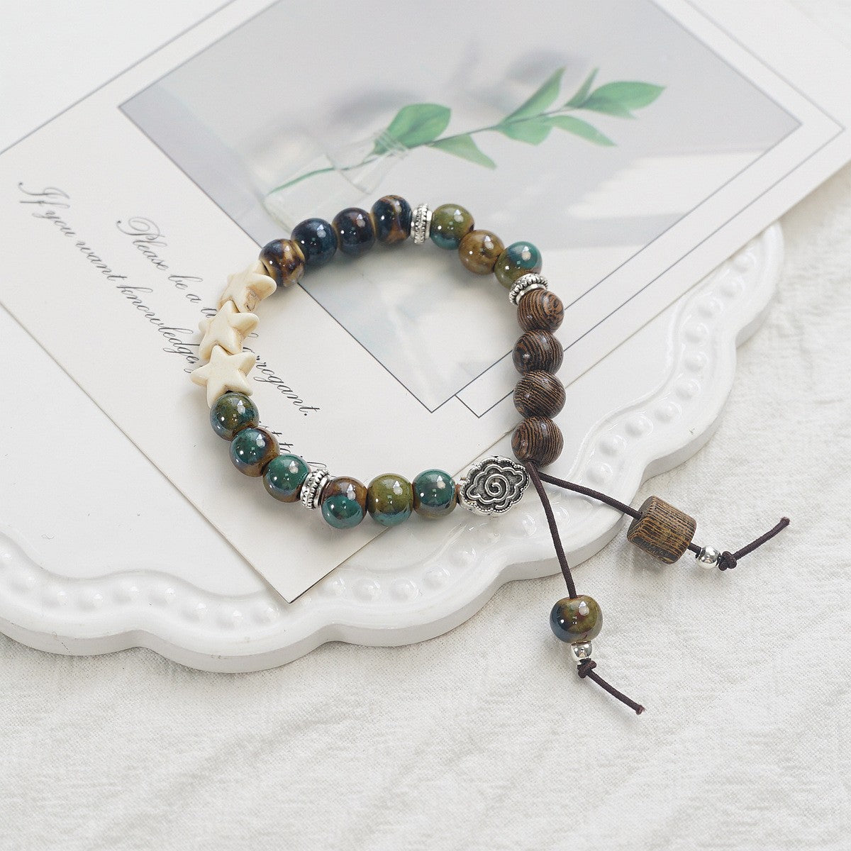 Women's Ceramic High-grade Chinese Style National Bracelets
