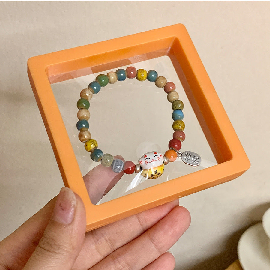 Niche Retro Chinese Beaded Handmade Stall Bracelets