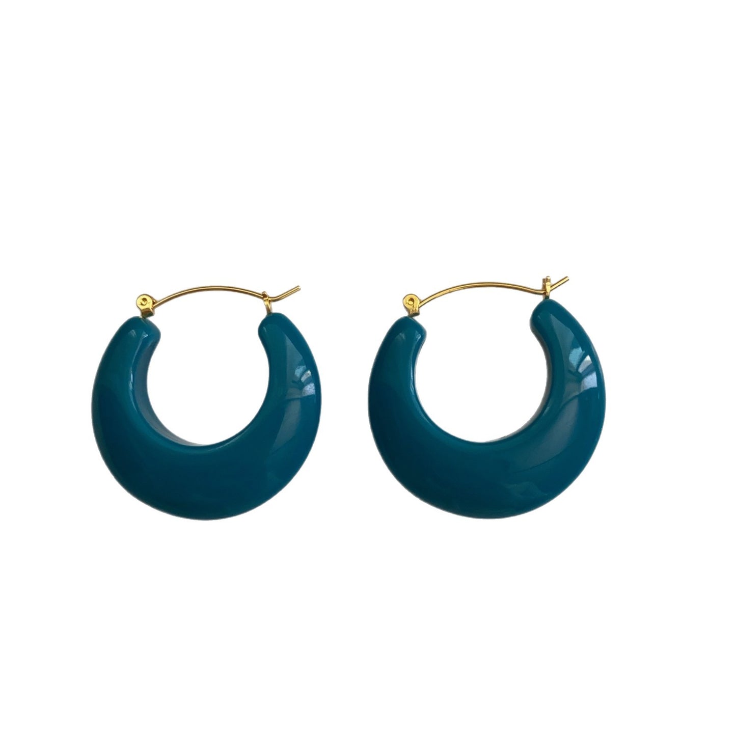 Artsy Semicircle Elegant Wild Candy Color Personalized Earrings