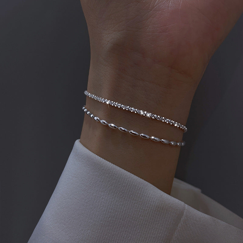 Starry Rice Grain Sparkling Light Luxury Fashion Personality Female Bracelets