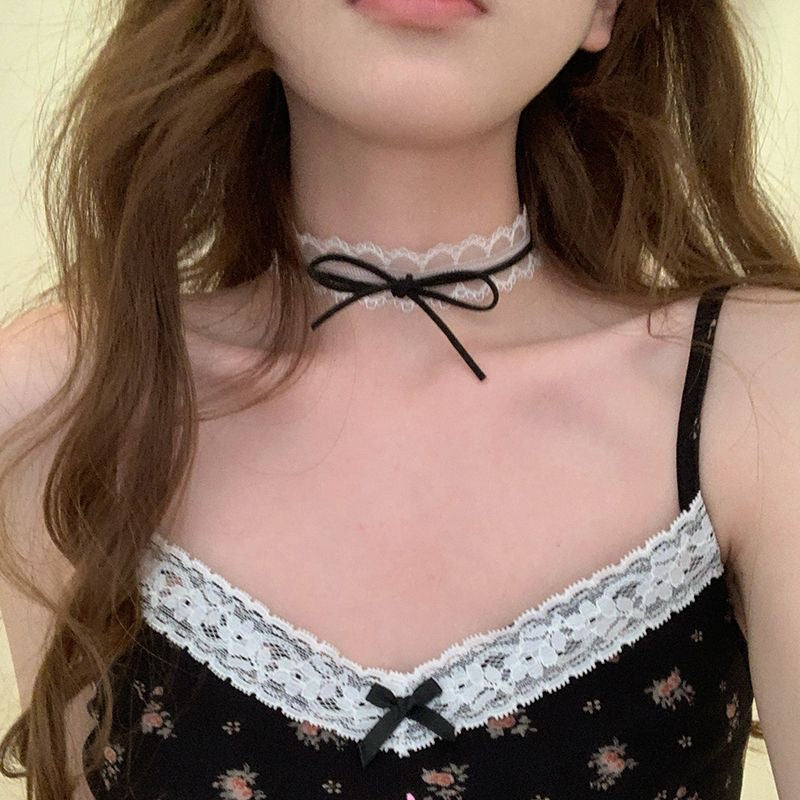 Women's Pure Hot Dark Clavicle Chain Sweet Collar