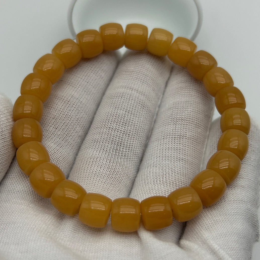 Caramel Full Color Single Circle Chicken Bracelet