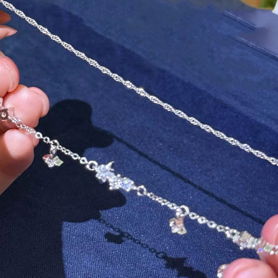 Women's Meteor Shower High-grade Zircon Asterism Girlfriends Fashion Fresh Bracelet