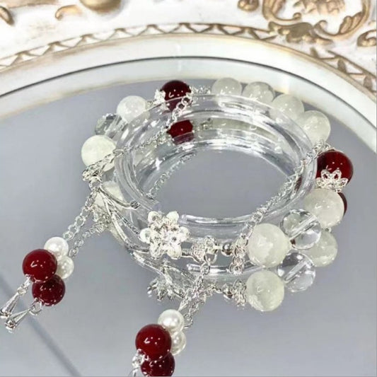 Step Lotus Square Sugar Double Layer Bracelets