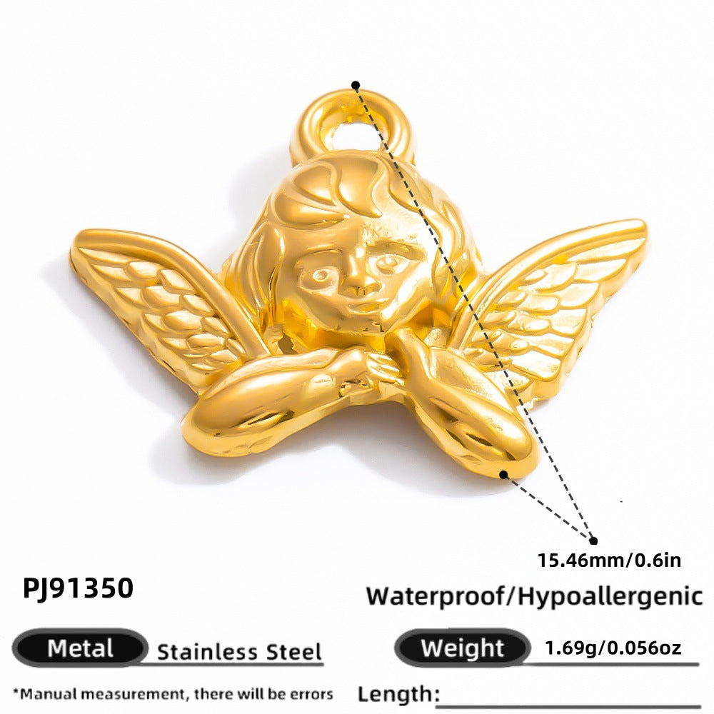 Classy Stylish Stainless Steel Gold-plated Design Jewelry Accessories