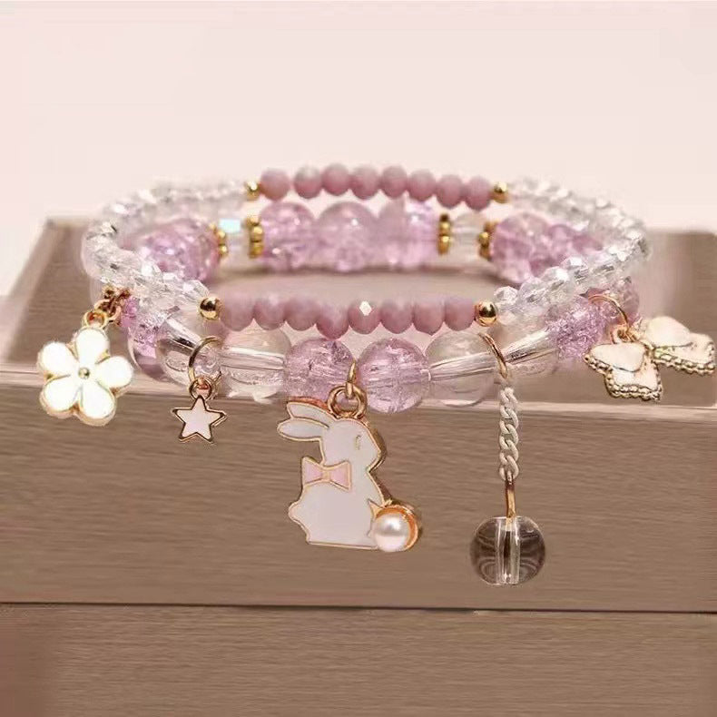 Little String Beads Crystal Female Cute Girlfriends Fashion Bracelet