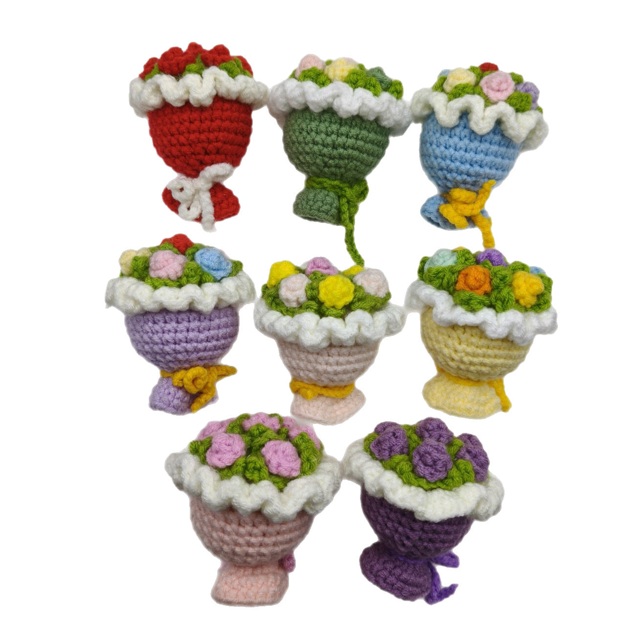 Woven Bridal Bouquet Creative Mini Couple Girlfriends Pendants