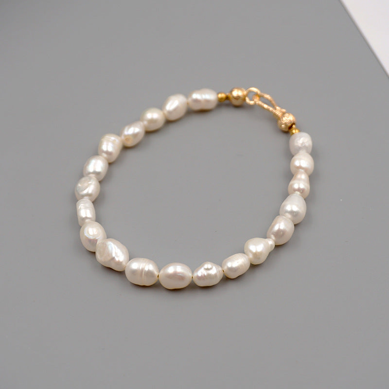 Freshwater Pearl Atmospheric Baroque Beads Flaw Bracelets