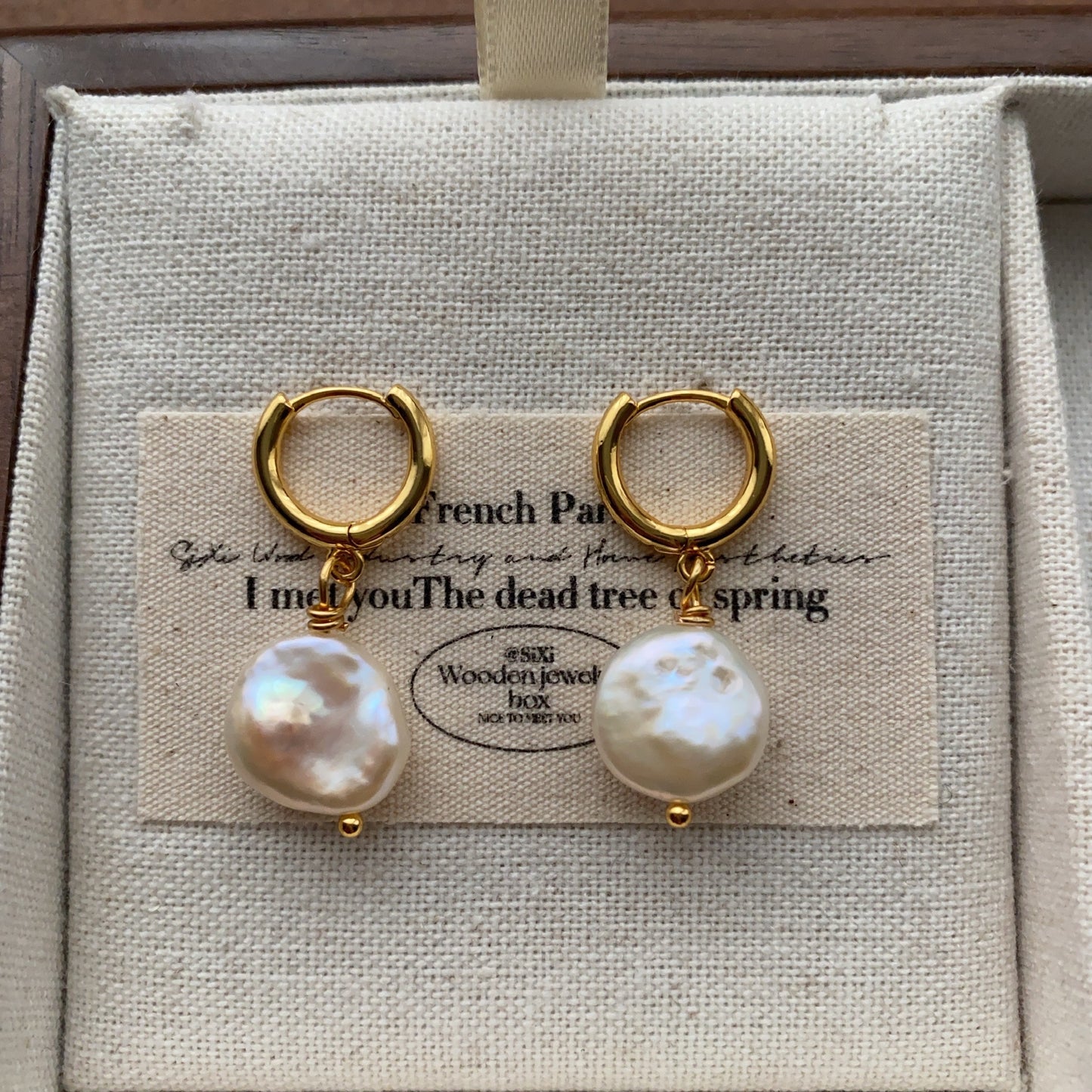 Baroque Pearl Ear Clip High Sense Design Affordable Luxury Earrings