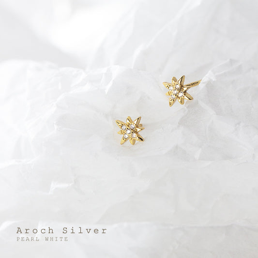 Love Lodge Sier Fresh Light Star Earrings