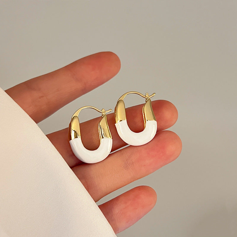 Niche Design Ear Clip Unique Graceful Earrings