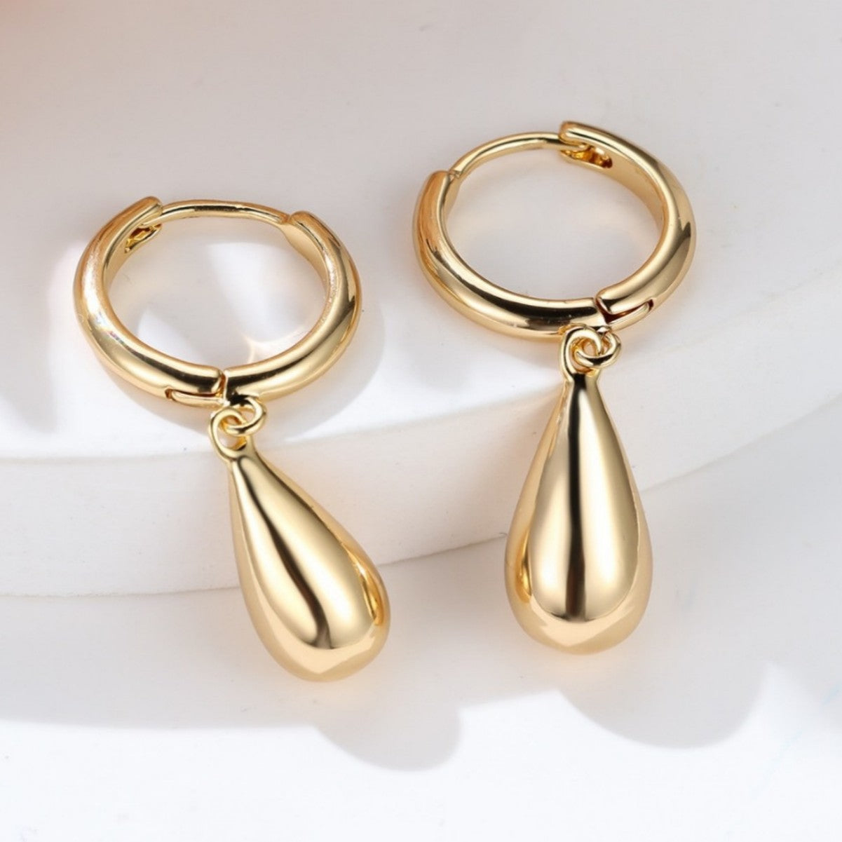 Water Drop Retro Simple High Sense Elegant Earrings